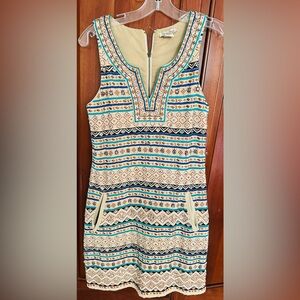 Xsmall mini dress, lucky brand sequined, with zip